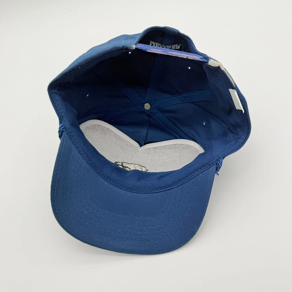 Beer Mug Rope Trucker Hat OS Blue Snapback Skater Streetwear Vintage Style